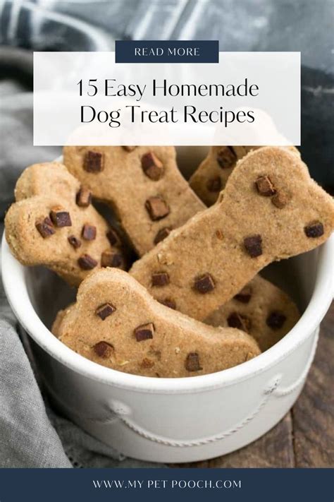 15 Easy Homemade Dog Treat Recipes Artofit