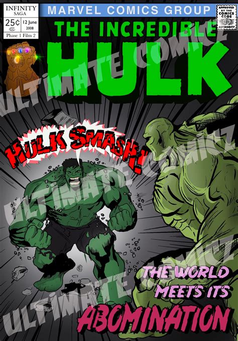 The Incredible Hulk Vs Abomination Poster