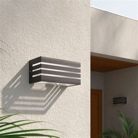 Arandela Frisada 20cm Friso Luminária Externa Interna Muro Parede