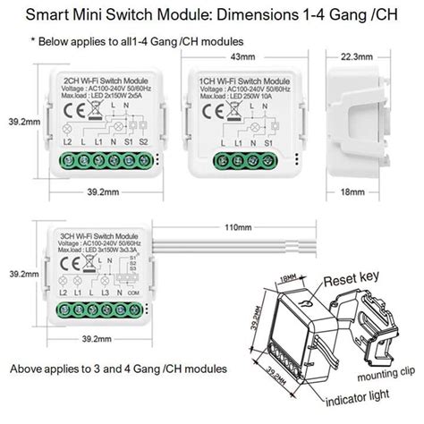 Smart 4G Mini Module Switch Tuya Smart Home