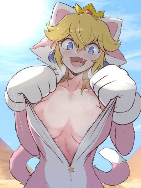 Princess Peach In A Cat Suit Kurachi Mizuki Super Mario Bros