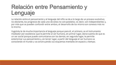 Pensamiento Y Lenguaje Ppt Video Online Descargar