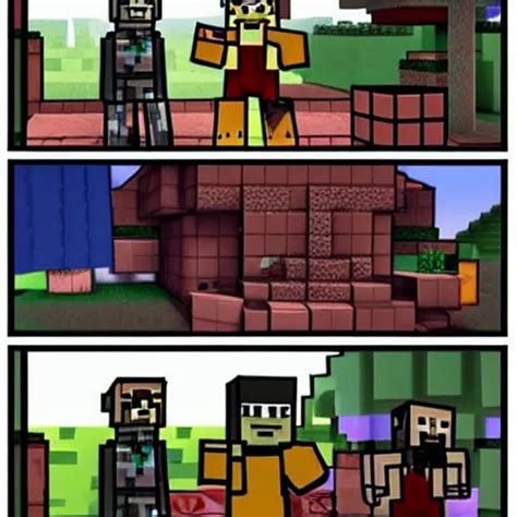 Minecraft Memes From The Future Funny Stable Diffusion