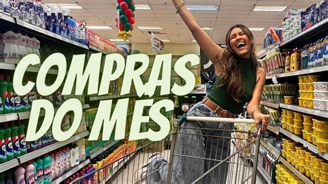 COMPRAS DO MÊS NO SUPERMERCADO YouTube