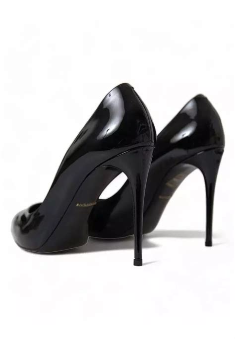 Buy Dolce Gabbana Dolce Gabbana Black Patent Leather Pumps Heels