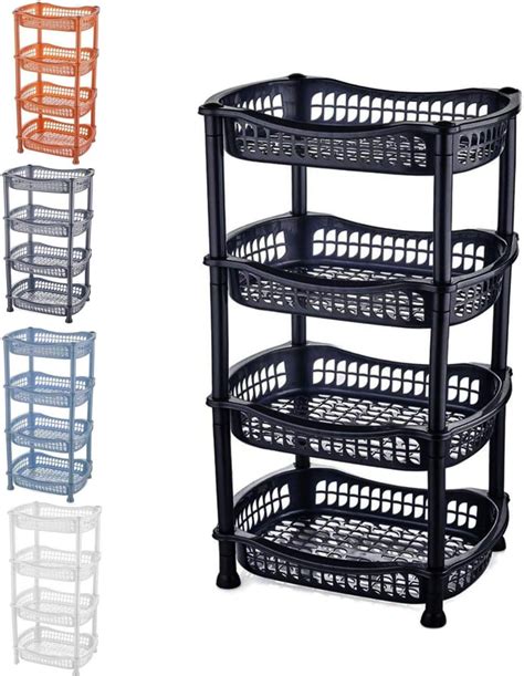 Tier Vegetable Fruit Storage Basket Rack Kitchen Utility Stacking