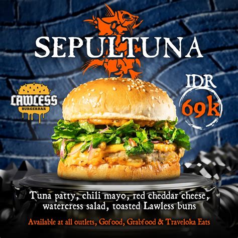 Troops Of Doom Unite Sepultuna Menu Lezat Baru Di Lawless Burgerbar