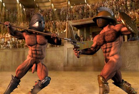 Nude Gay Gladiators Cumception