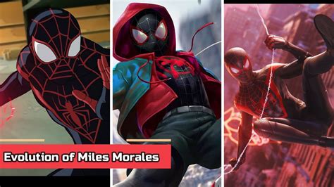 Evolution Of Miles Morales In Movies Television Video Games