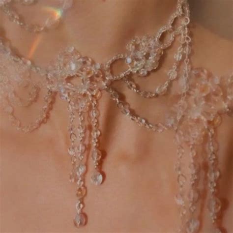 The Clear Chandelier Glasperlen Choker Halskette Handgefertigt Etsy