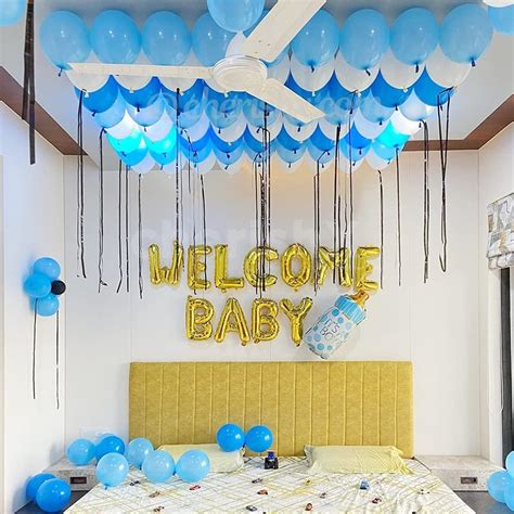 Book a Blue Welcome Baby decor for a wonderful Baby welcome celebration | Available in Delhi NCR ...