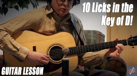 “10 Licks In The Key Of D” Beginner To Advanced Bluegrass Guitar