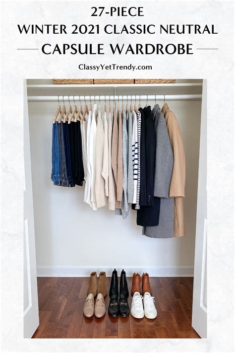 My Winter 2021 Classic Neutral Capsule Wardrobe