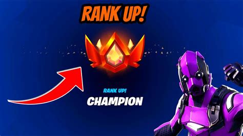 Reaching Champion Rank In Fortnite Og Youtube