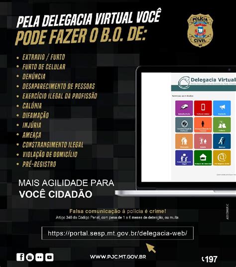 Registros de ocorrências pela Delegacia Virtual ajudam a evitar