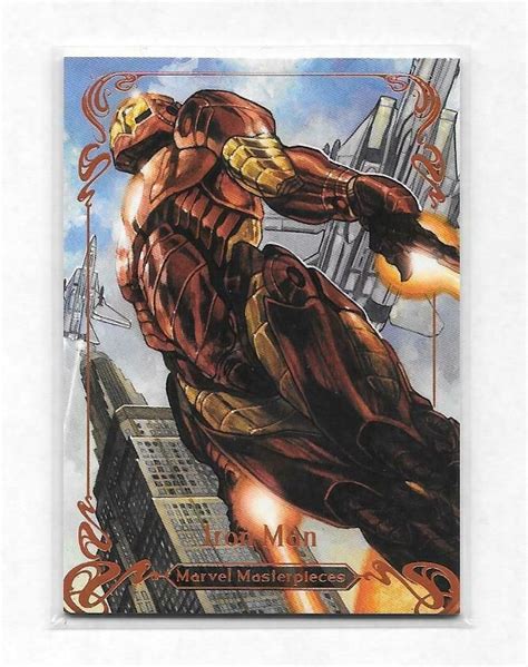 EBay Sponsored 2018 UD Marvel Masterpieces Tier 4 Legendary Orange 89