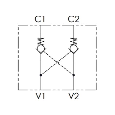 Dual Inline Pilot Check Valve Jonlin Hydraulics Engineering