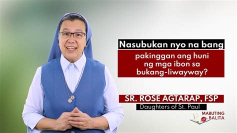 Mabuting Balita L Oktubre Biyernes Ika Na Linggo Sa