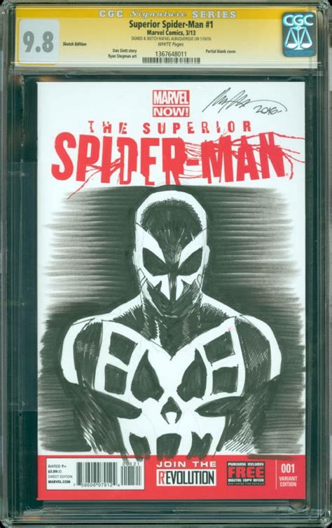 Superior Spider Man 1 CGC SS 9 8 Spider Man 2099 By Rafael Albuquerque