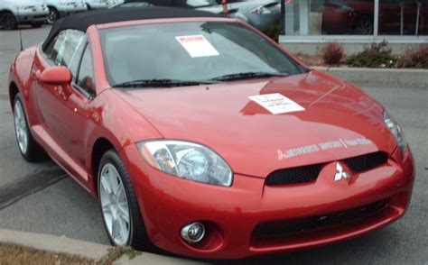 Mitsubishi Eclipse Spyder Gt Convertible L V Manual