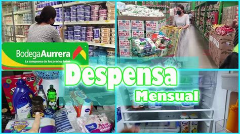 Despensa Mensual En Bodega Aurrera Todo A Subido De Precio