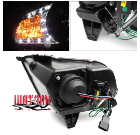 Purchase Ford Mustang Base Gt Drl Led Crystal Headlights Black