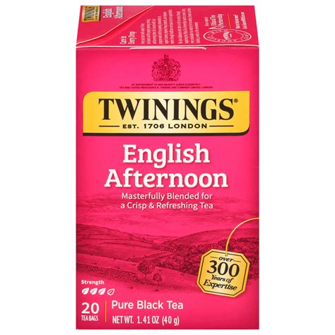 Save On Twinings English Afternoon Black Tea Bags Order Online Delivery