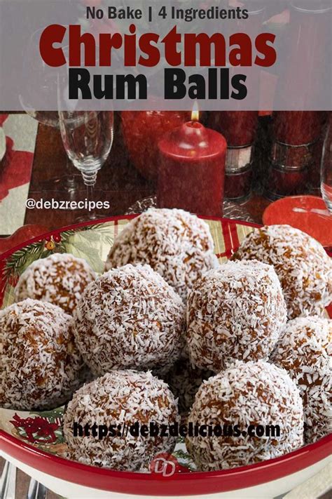 Easy Chocolate Rum Balls Recipe No Bake Coconut Rum Balls Recipe