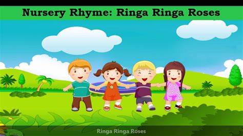 Nursery Rhyme Ringa Ringa Roses With Lyrics Youtube