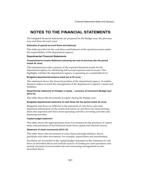 Brilliant Tips About Format Of Notes To Financial Statements Typea