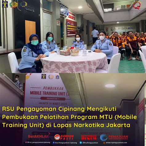 Rsu Pengayoman Cipinang Mengikuti Pembukaan Mtu Mobile Training Unit