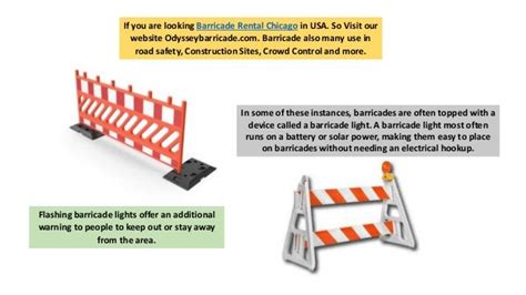 Barricades and their many uses