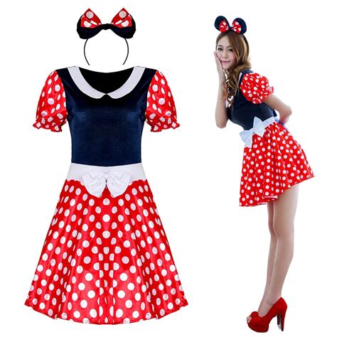 Minnie Maus Kost M M Dchen Disney Mickey Minnie Kleid Sommer