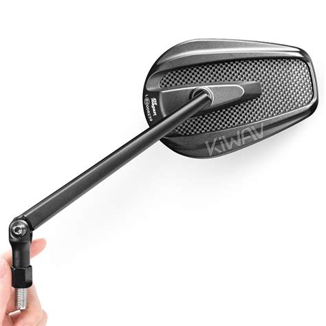 Road Naked Mamba Glossy Carbon Mirrors Compatible With M10 Metric