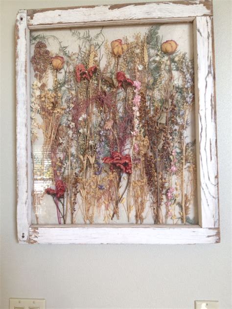 Dried Flowers In A Frame So Pretty Dried Flowers Crafts Flower Shadow Box Pressed Flowers Diy