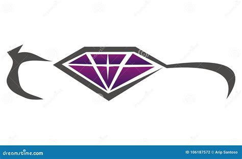 Diamond Car Beauty Accessories Stock Vector - Illustration of diamond ...