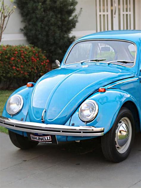 Fusca 1972 na cor azul pavão em estado de zero km nunca restaurado