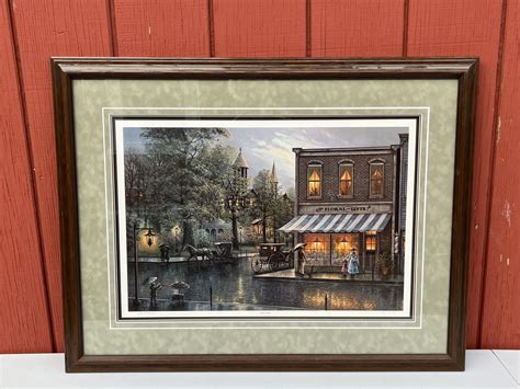 Lot Wonderful Jesse Barnes Framed Matted Print Van Metre Auction