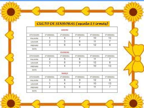 Janeiro Fevereiro Mar O Escala De Arranjos Portanto Meus Amados