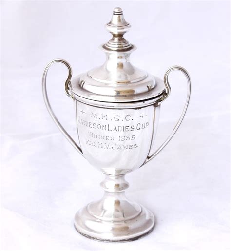 Silver Golfing Trophy Cup. MHGC. Jamieson Ladies Cup 1935.