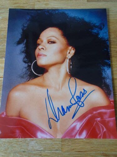 Diana Ross Genuine Signed Authentic Autograph Uacc Aftal Ebay