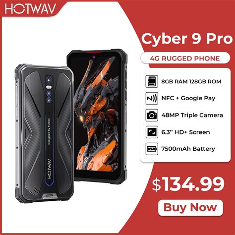 HOTWAV Cyber 9 Pro 4G Rugged Helio P60 Octa Core 6 3 HD Display 8GB