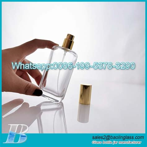 Ml Luxury Glass Perfume Bottle With Spray Pump Lid