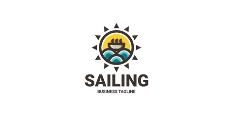 Summer Sailing Logo Template By Ardies Codester