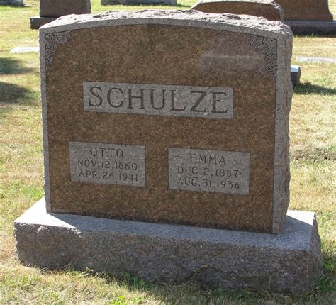 Emma Wilhelmiene Berndt Schulze M Morial Find A Grave