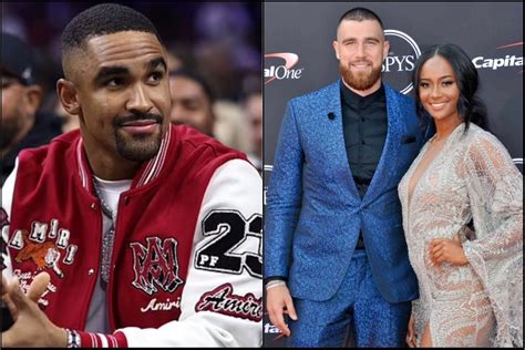 Travis Kelce S Ex Girlfriend Kayla Nicole Flirts With Eagles Qb Jalen