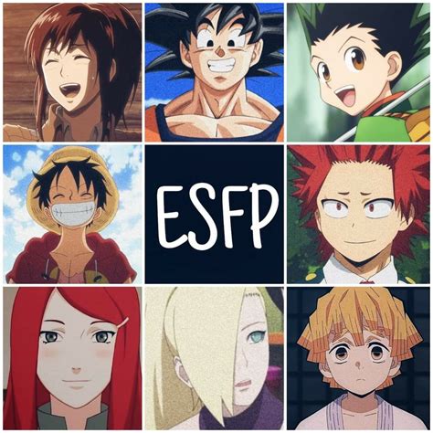 Esfp Anime Characters - Printable Word Searches