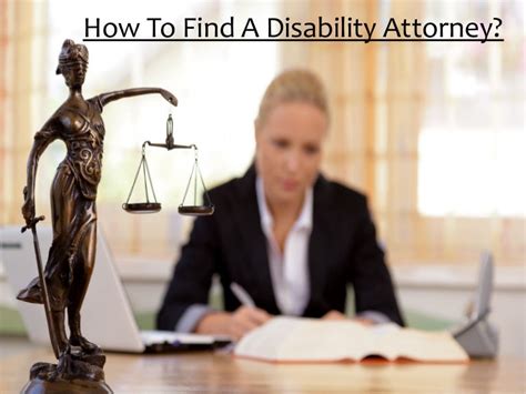 How To Find A Disability Attorney