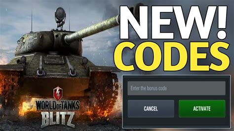 New Codes World Of Tanks Blitz Codes Wotb Codes Wot Blitz