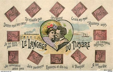 Timbres Repr Sentations Langage Des Timbres Carte Photo M F Paris